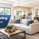 Open concept remodeling creating a functional kitchen, dining, and living floor plan by Johnny Ray Construction